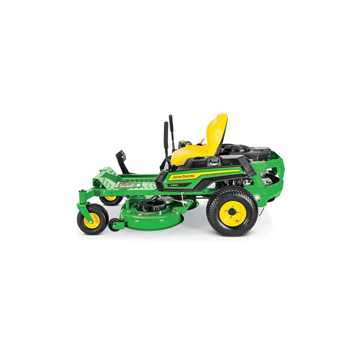 Studio image with a left view of a Z315E ZTrak Mower