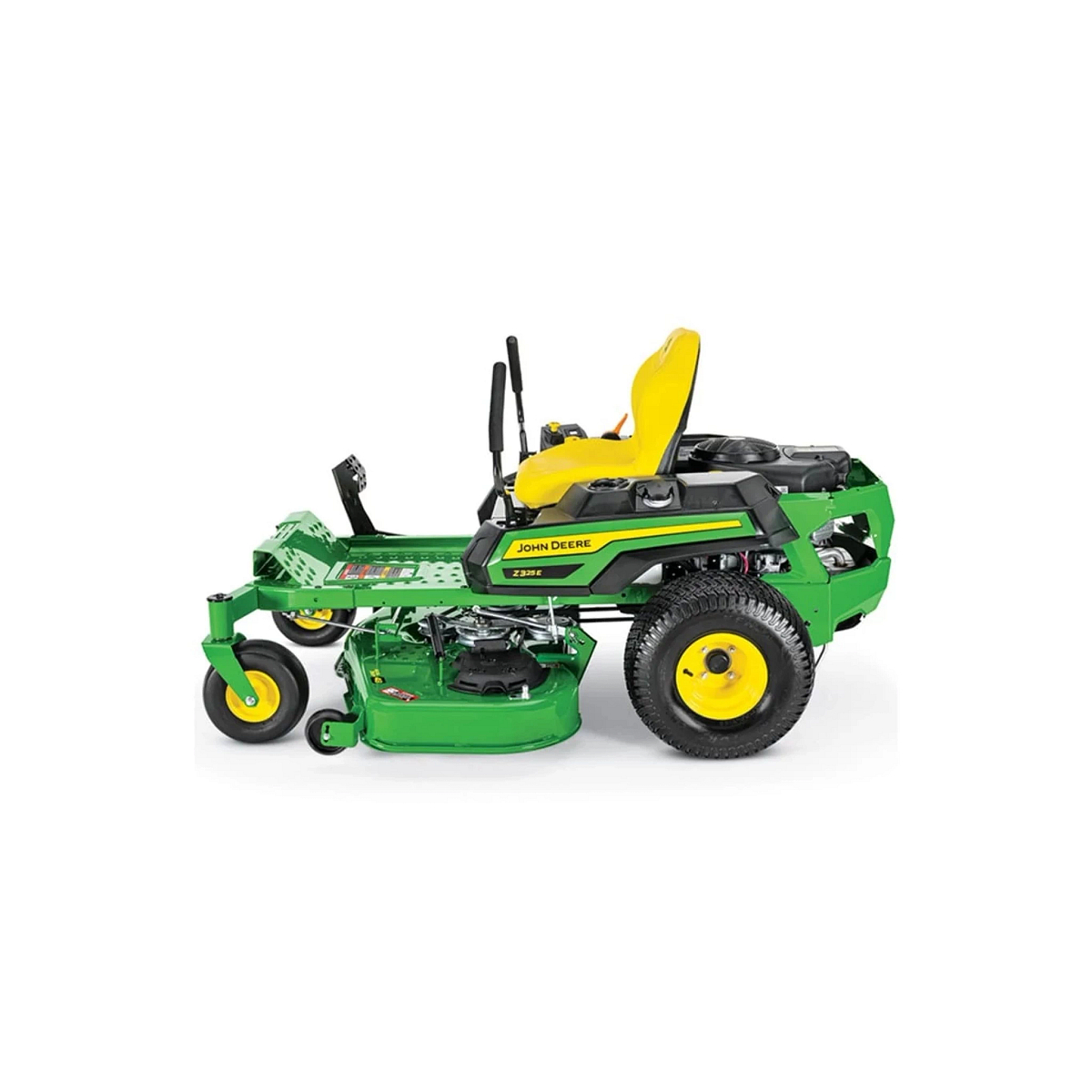 Studio image with a left view of a Z325E ZTrak Mower