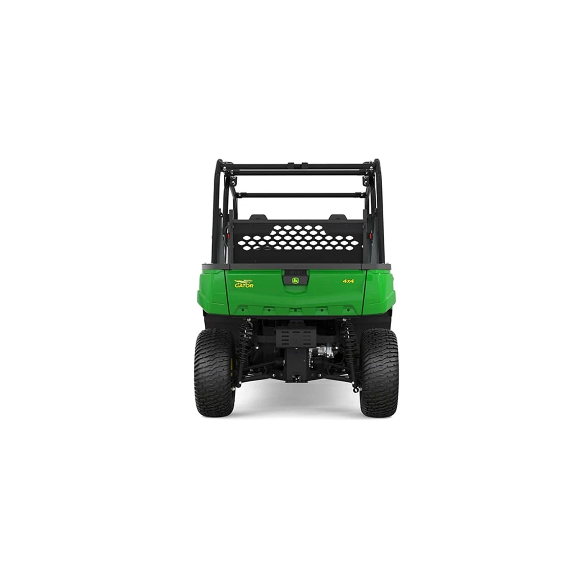 Studio image with a rear view of XUV560E S4 UTV Crossover Gator Utility Vehicle