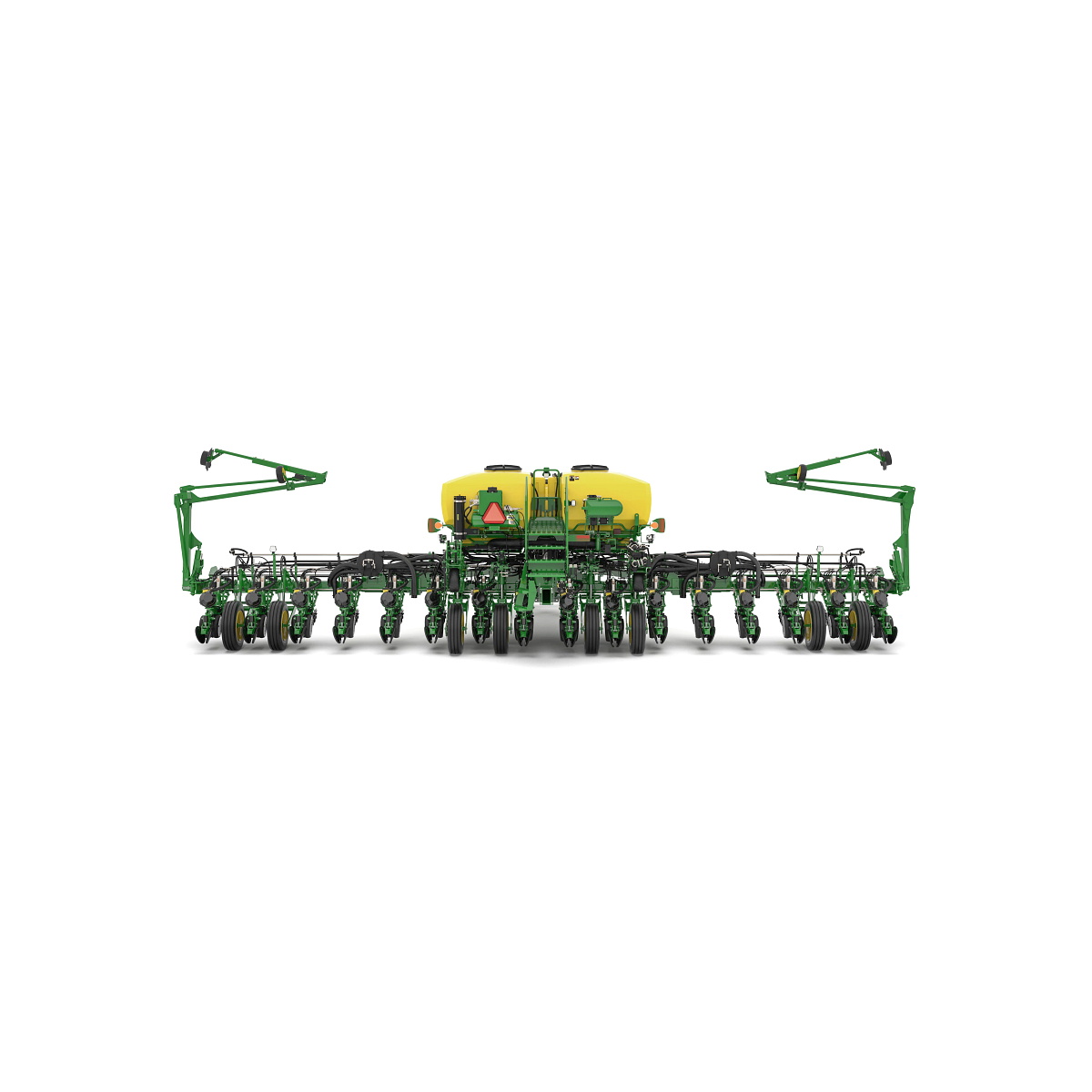 Studio rendering with rear view of 1775NT 16R planter.