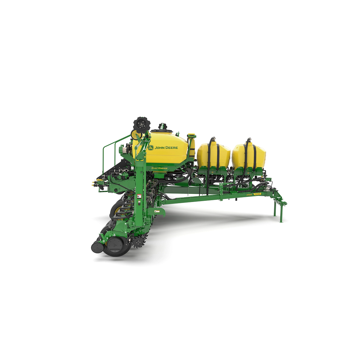 Studio rendering with right side view of 1775NT 16R planter.