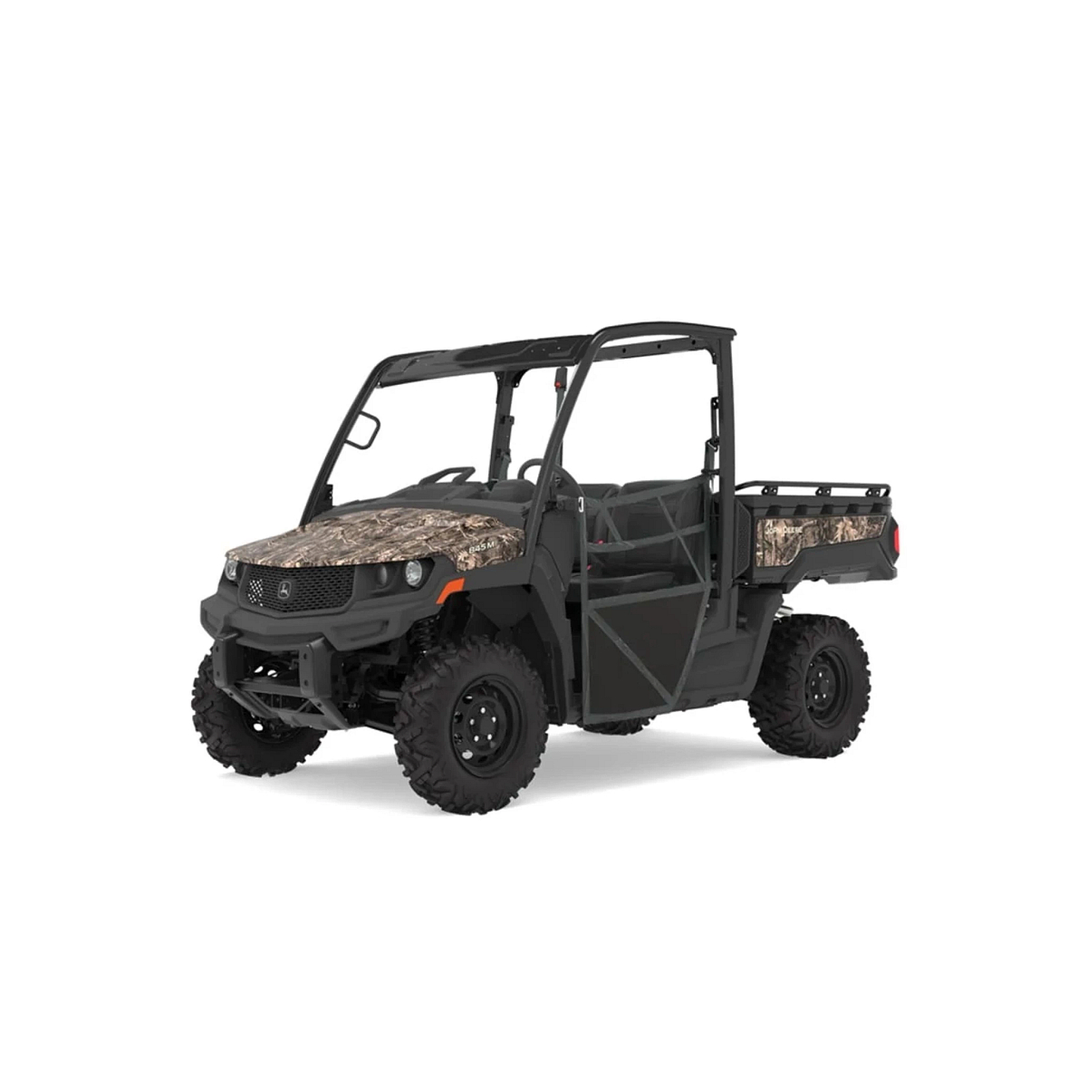 Front left studio view of XUV 845M in Camo