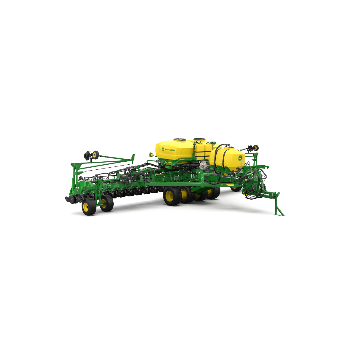 Studio rendering with front right view of DB44 24R planter.