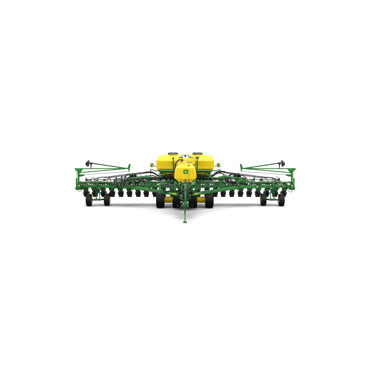 Studio rendering with front view of DB44 24R planter.