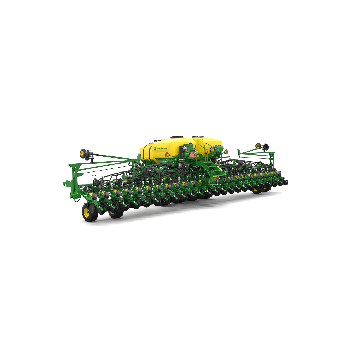 Studio rendering with left rear view of DB44 24R planter.