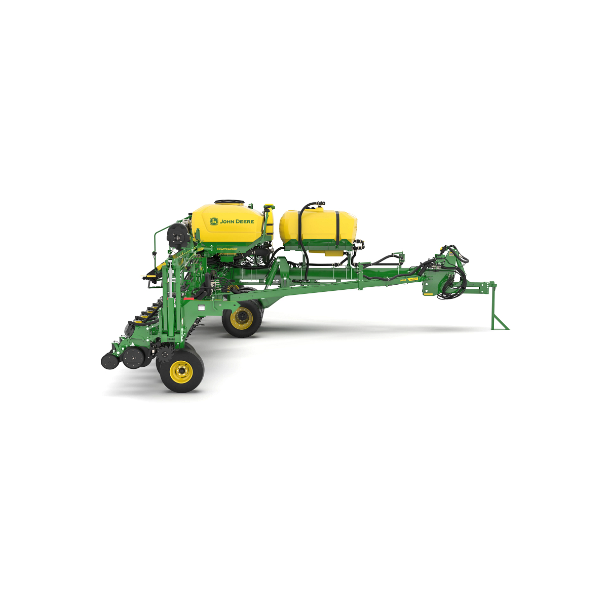 Studio rendering with right side view of DB60 24R planter.