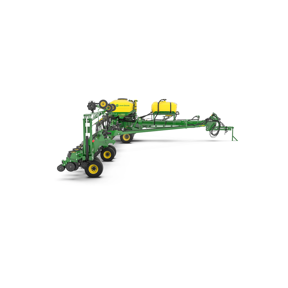 Studio rendering with right side view of DB90 36 Row planter.