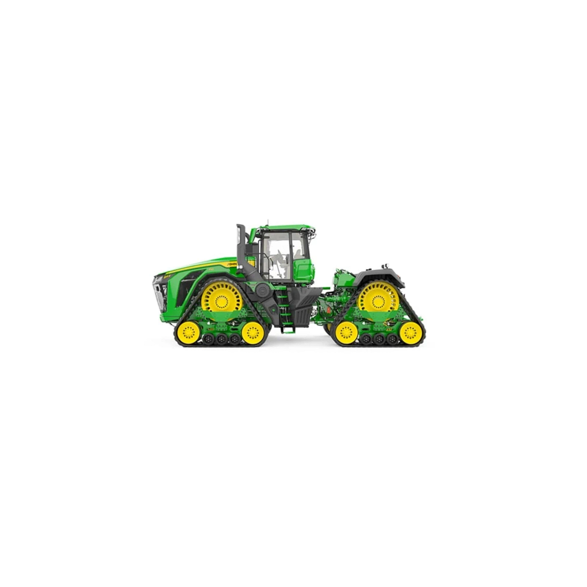 Studio image with a left view of a 9RX 710 Tractor