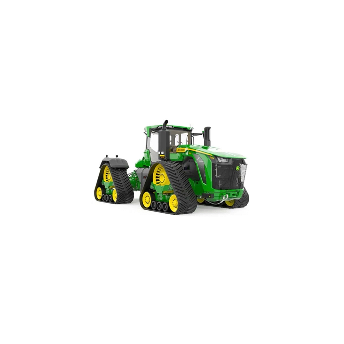 Studio image with a right front view of a 9RX 830 Tractor