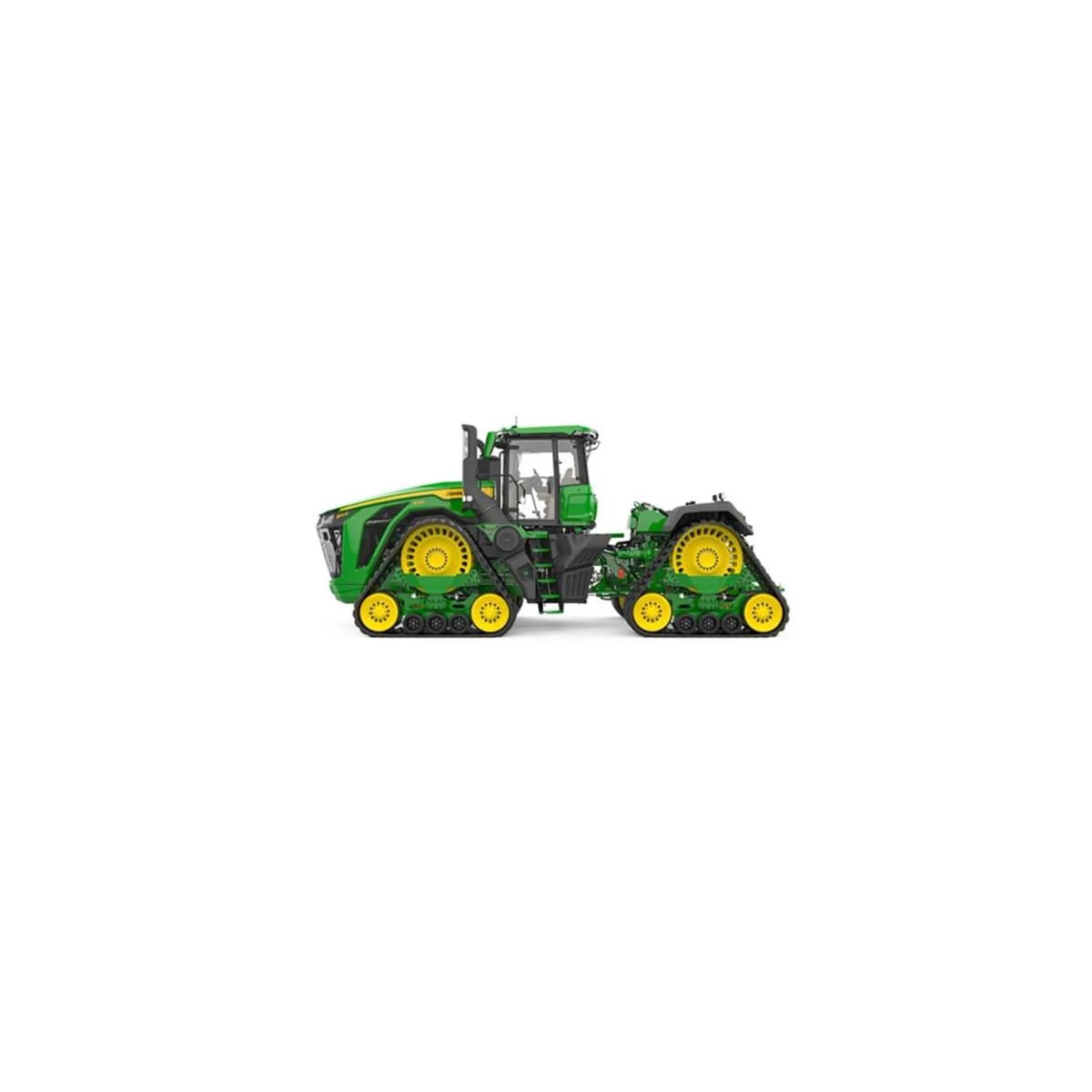 Studio image with a left view of a 9RX 830 Tractor