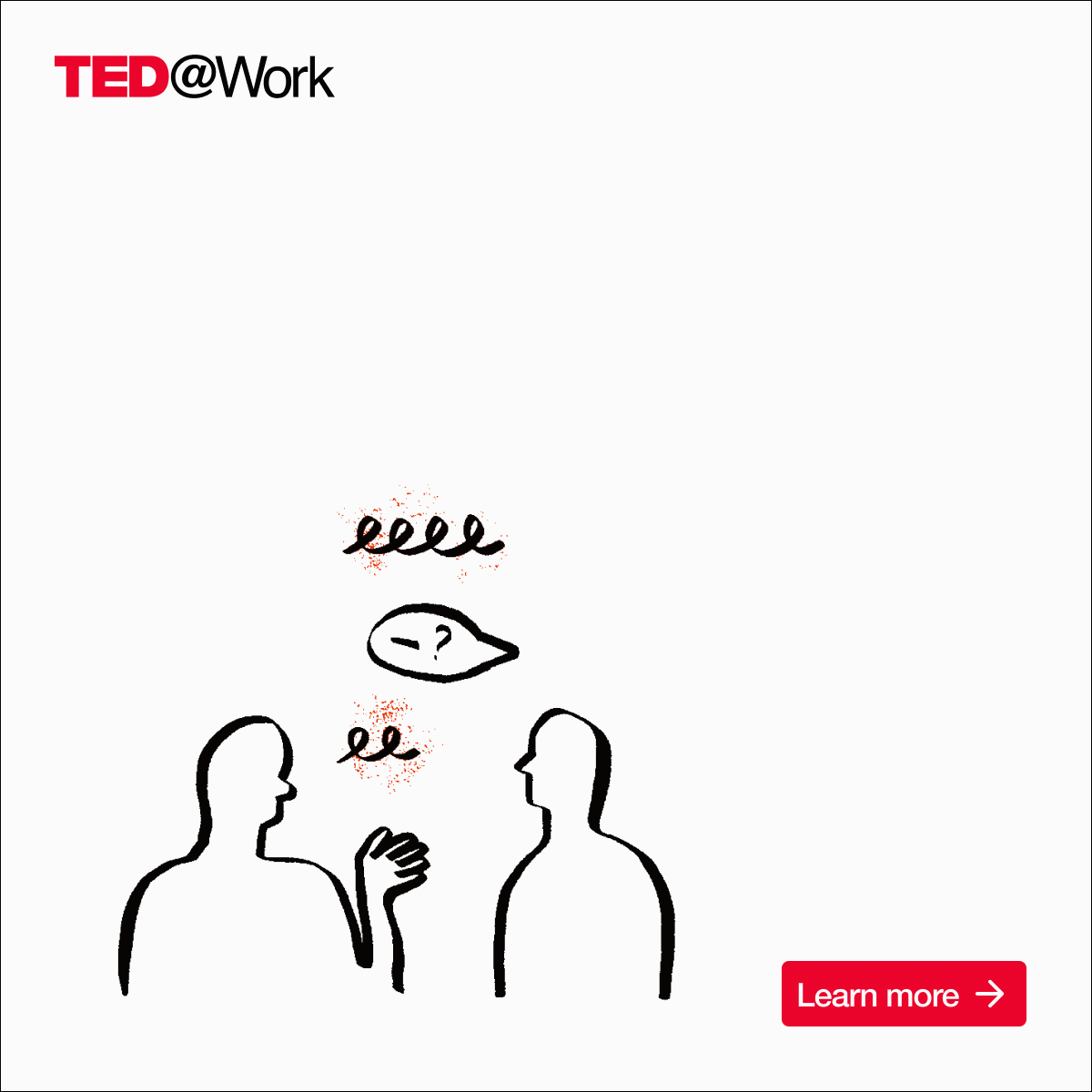 TED@Work LinkedIn ad design