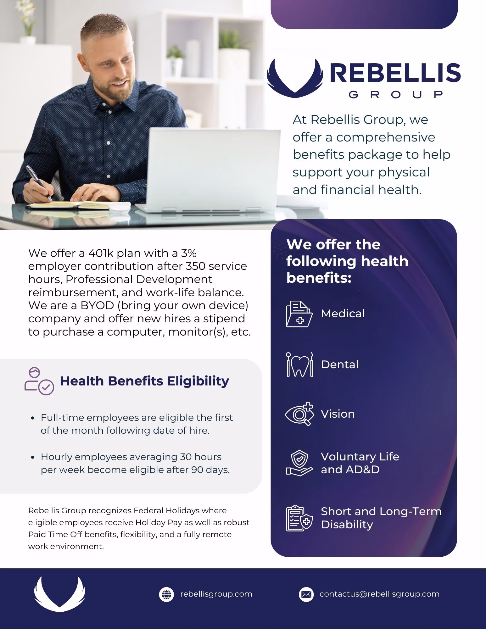 Rebellis Group Marketing Collateral | Tammy Allen, Graphic Designer
