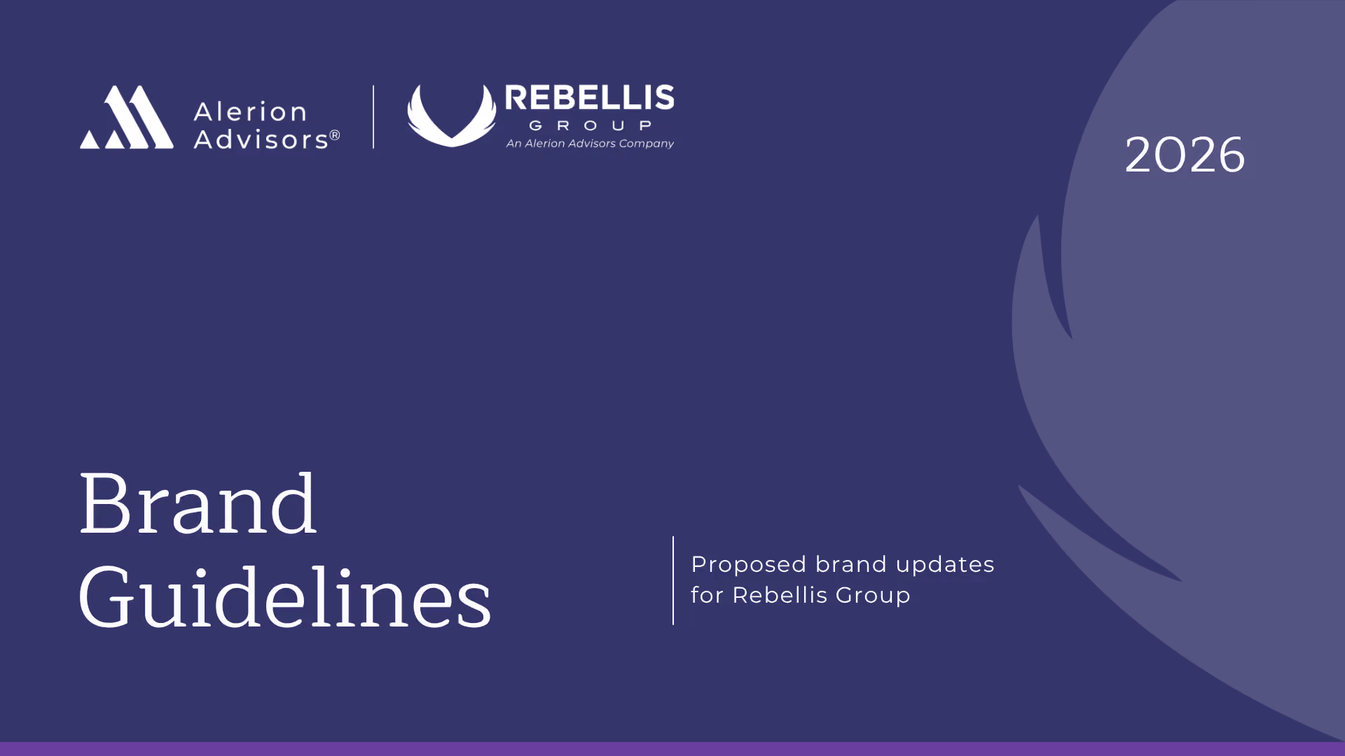 Rebellis Group Brand Guidelines | Tammy Allen Designs
