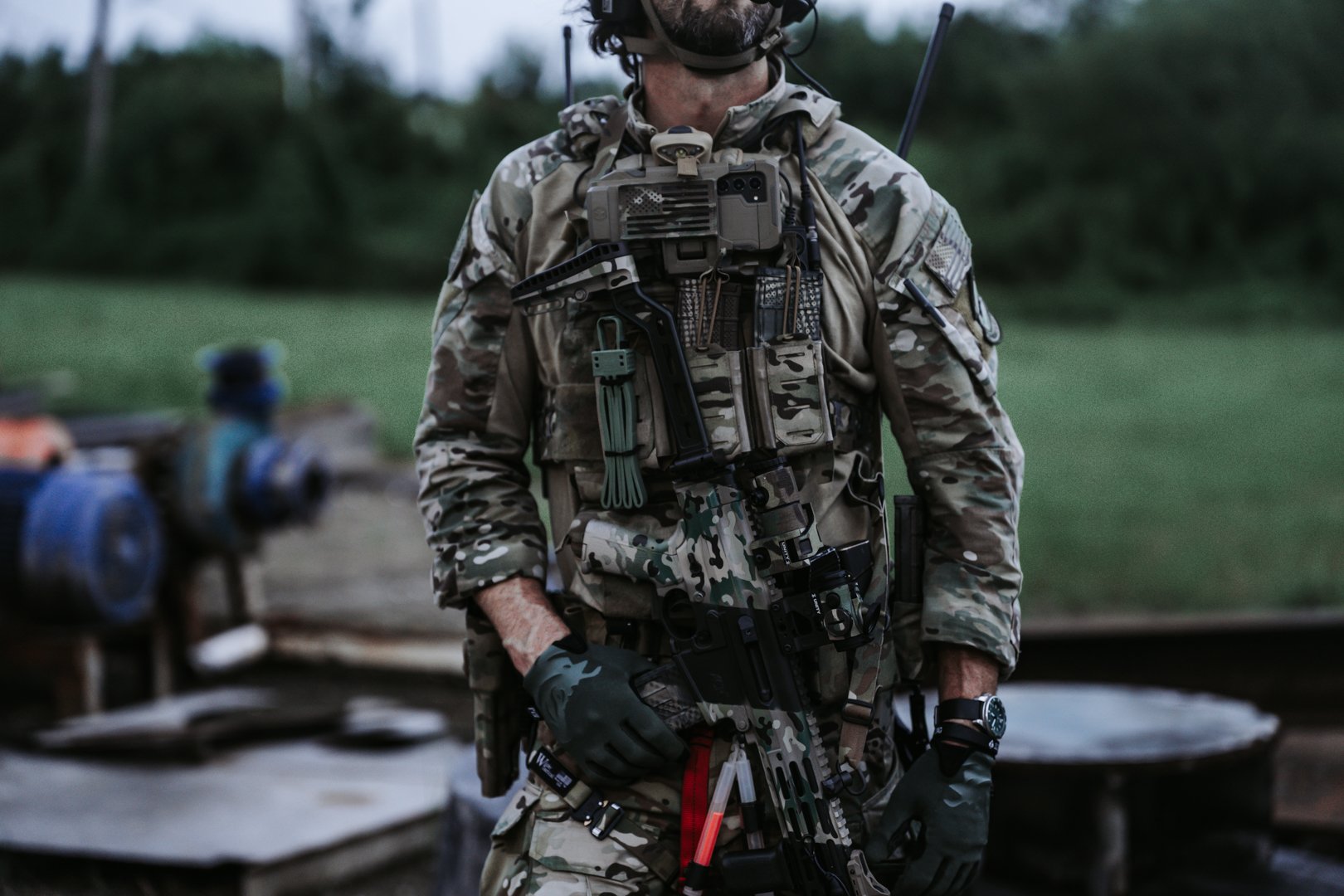 ROPE advance team on location