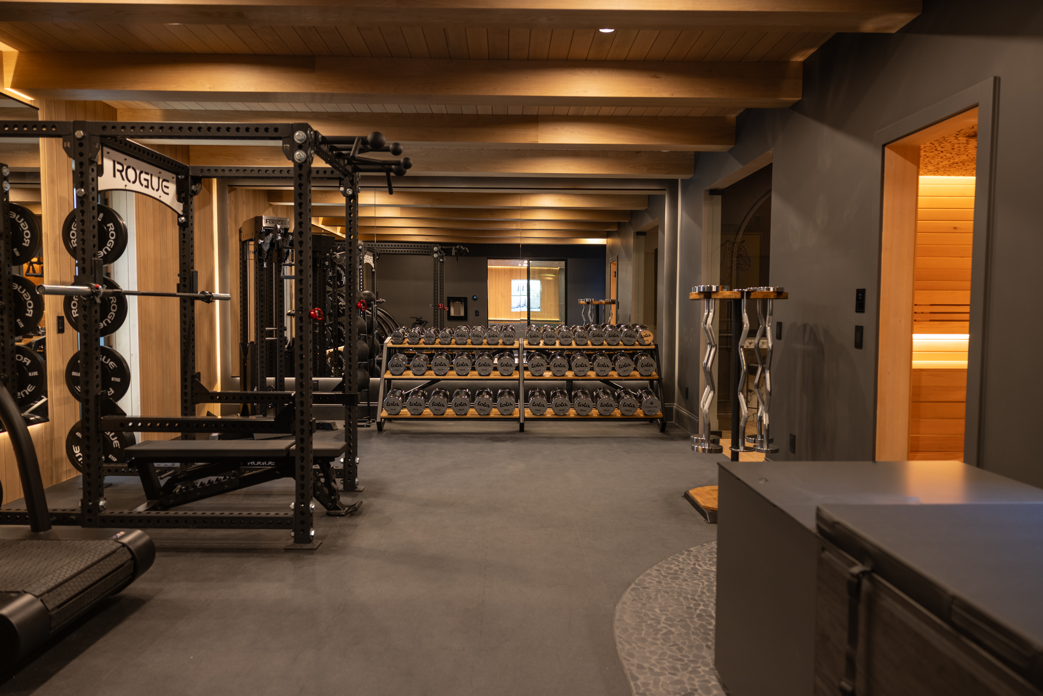 Lola gym, built with Robison Build Co.