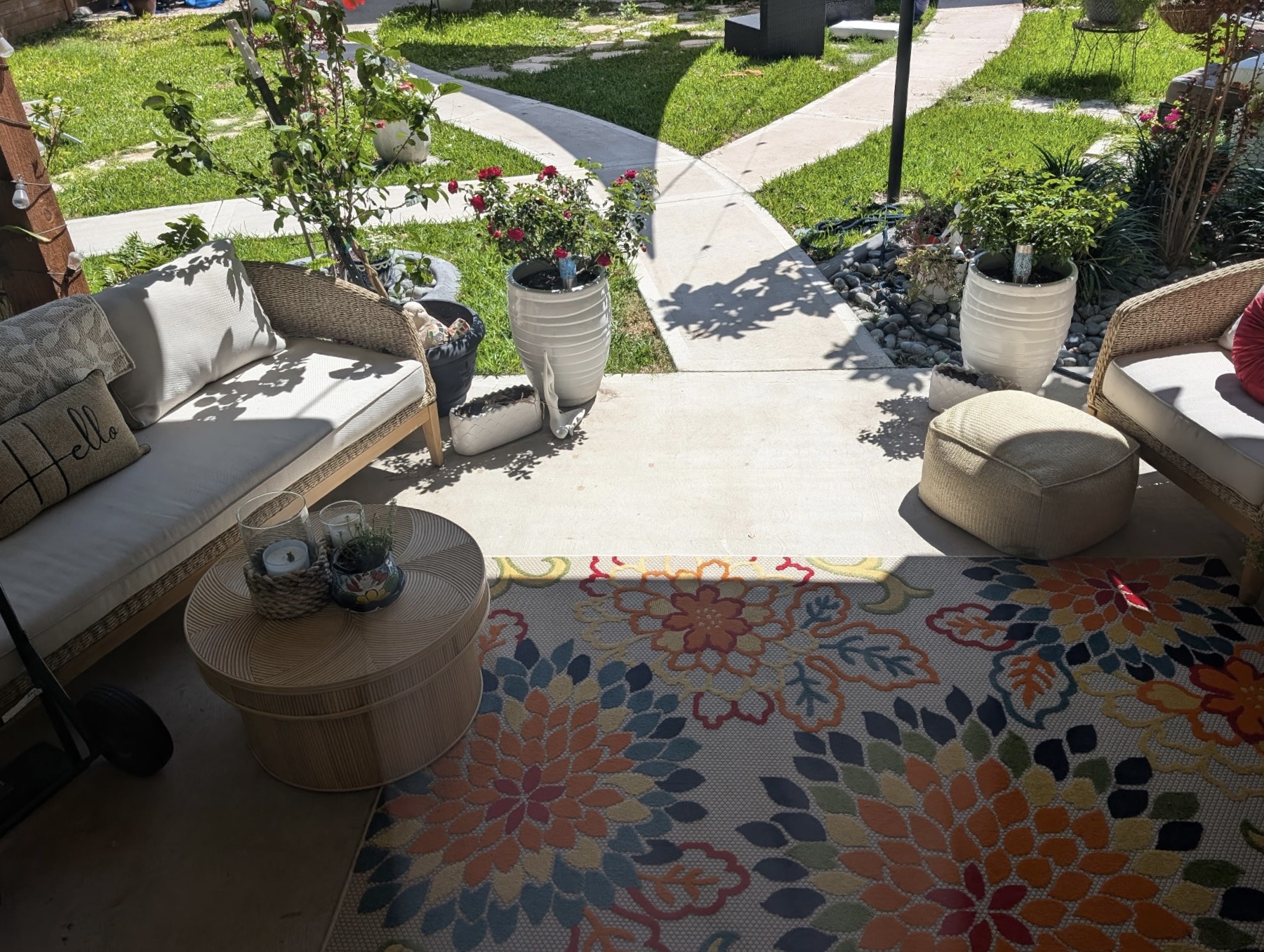 Patio Lounge cleaned by Luxe Luxury Cleaning