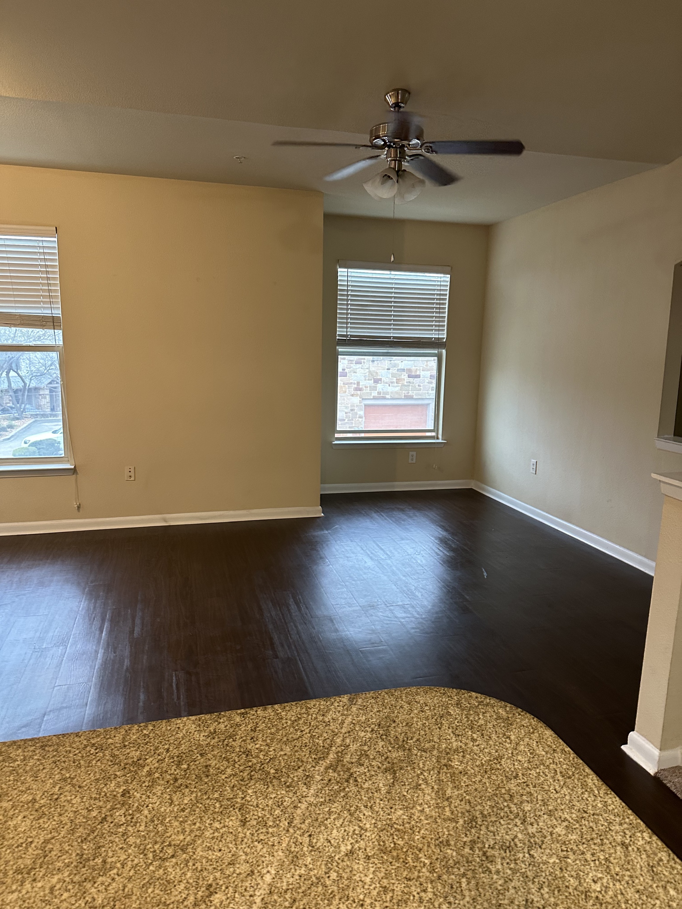 Living Room cleaned by Luxe Luxury Cleaning