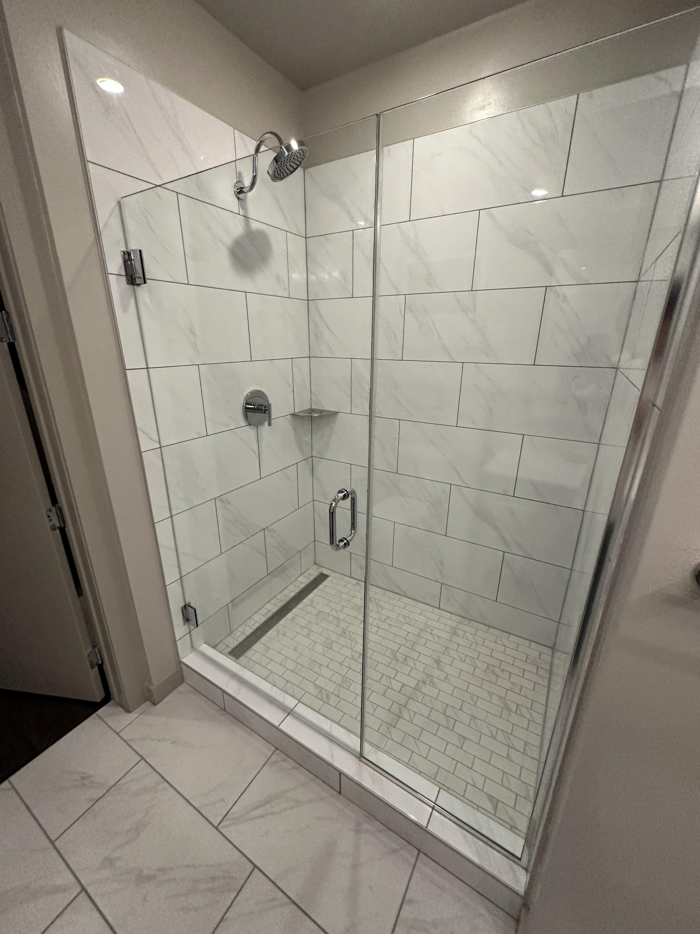 Designer Shower cleaned by Luxe Luxury Cleaning