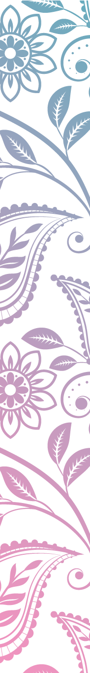 Paisley pattern right margin
