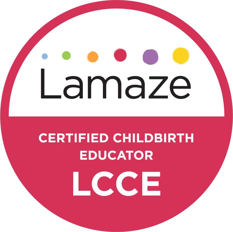 LCCE, Lamaze Certified Childbirth Educator badge