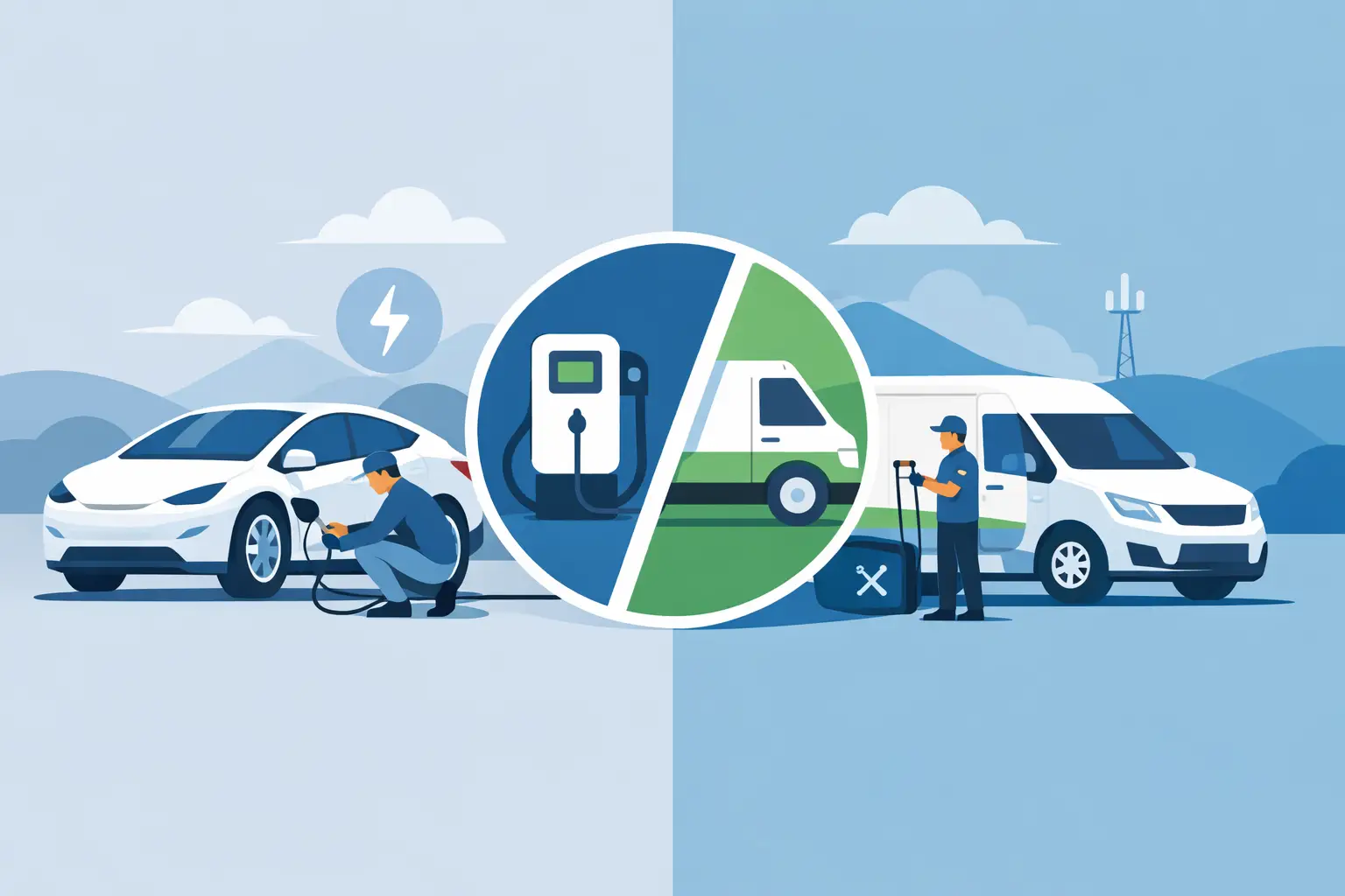 Portable Charger vs Mobile Service for EV Drivers
