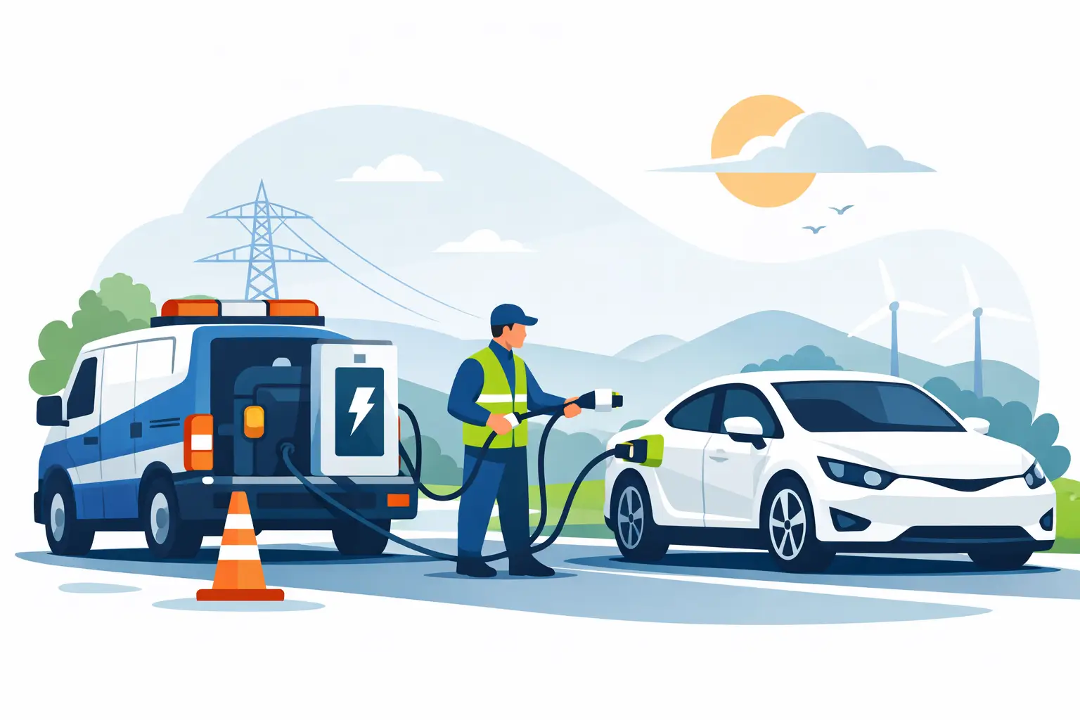 Can Roadside Assistance Charge EVs