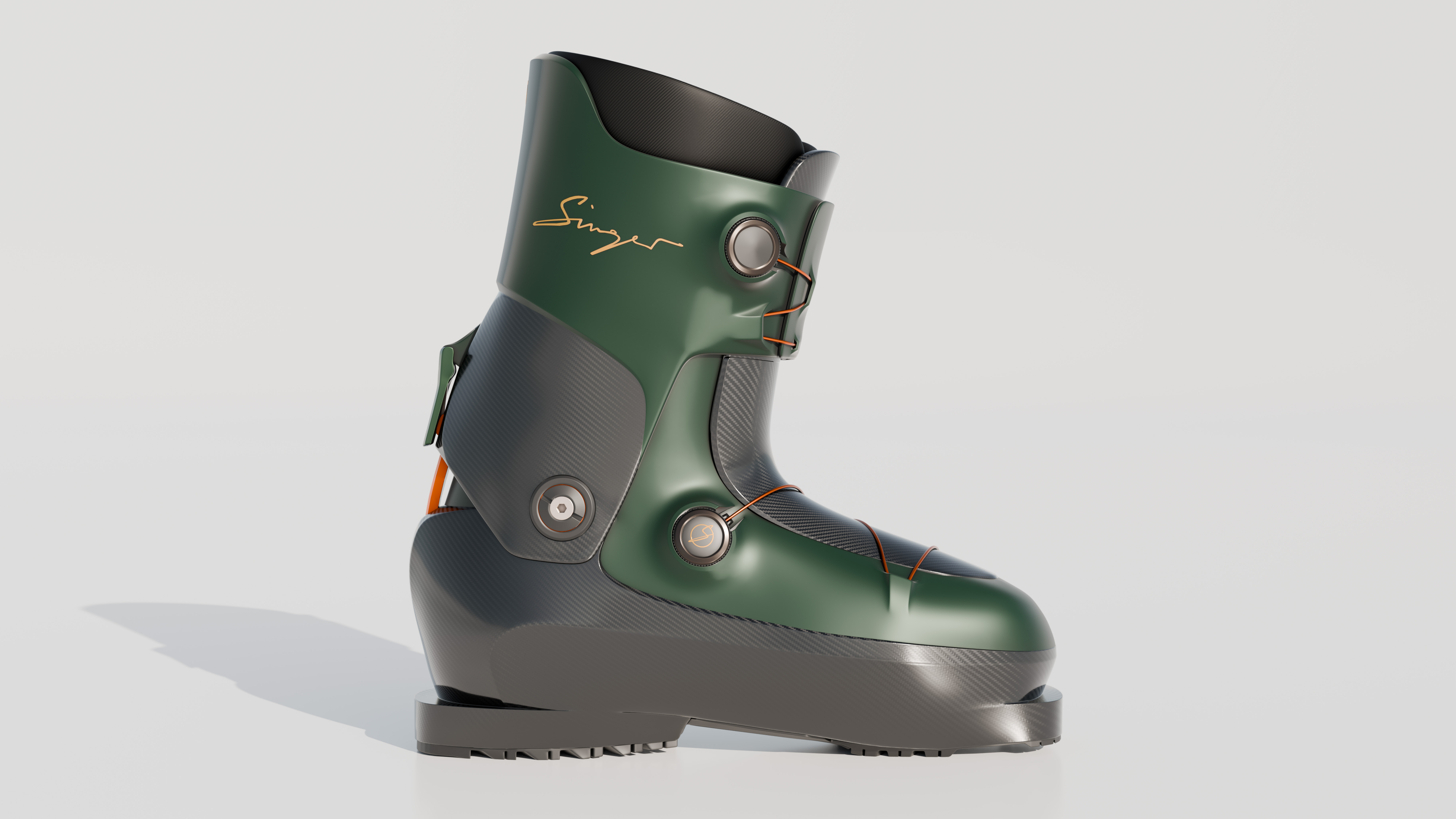 Singer Touring Ski Boots Render