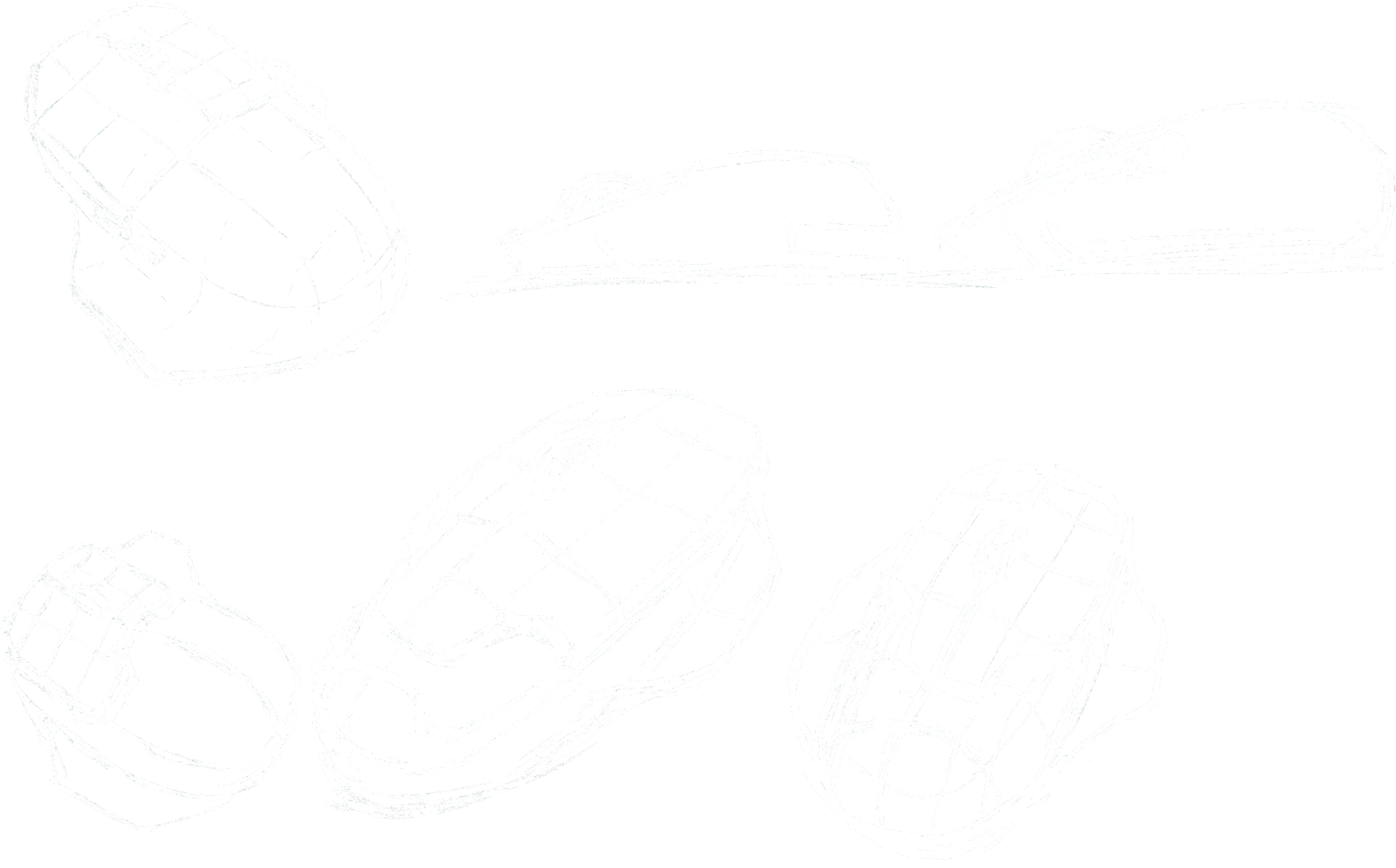 Process sketches for designing a computer mouse.