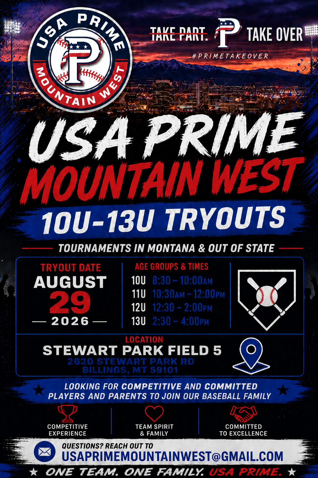 Tryouts for the 2027 Season