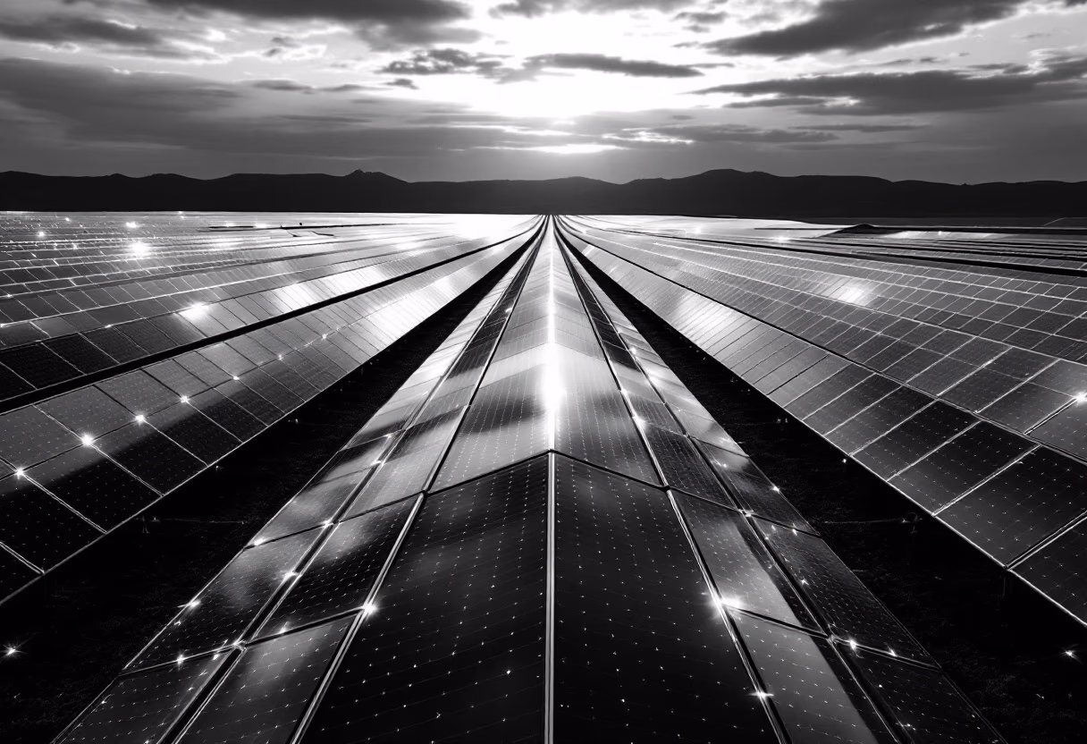 image of clean energy installations
