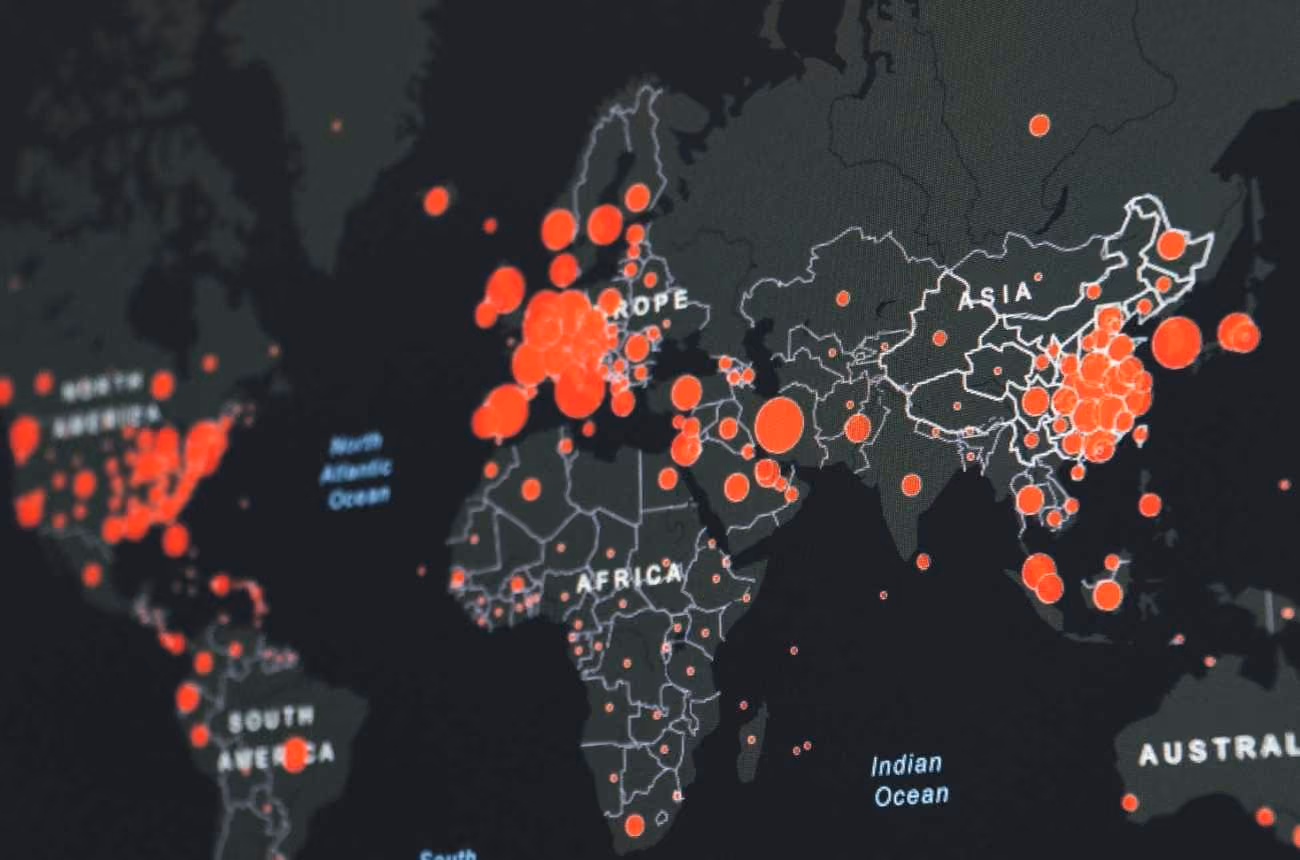 Map with Dots