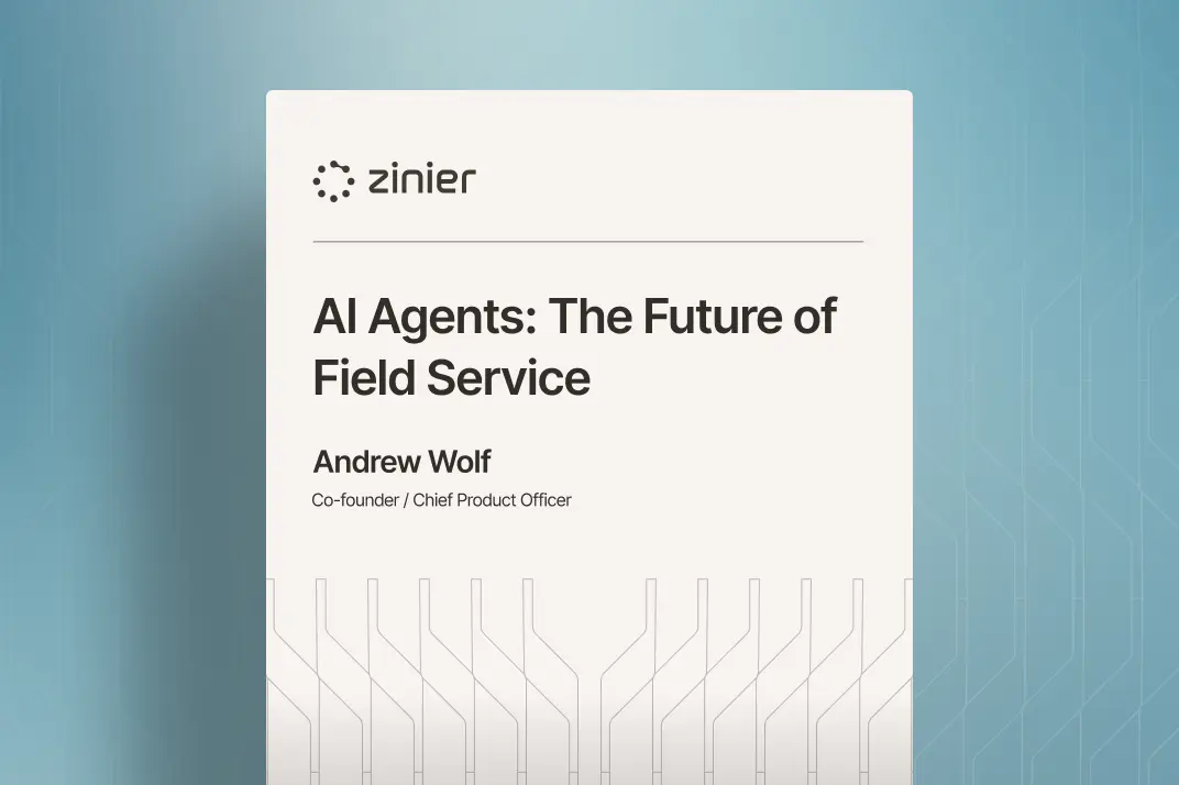 An AI agent for field technicians