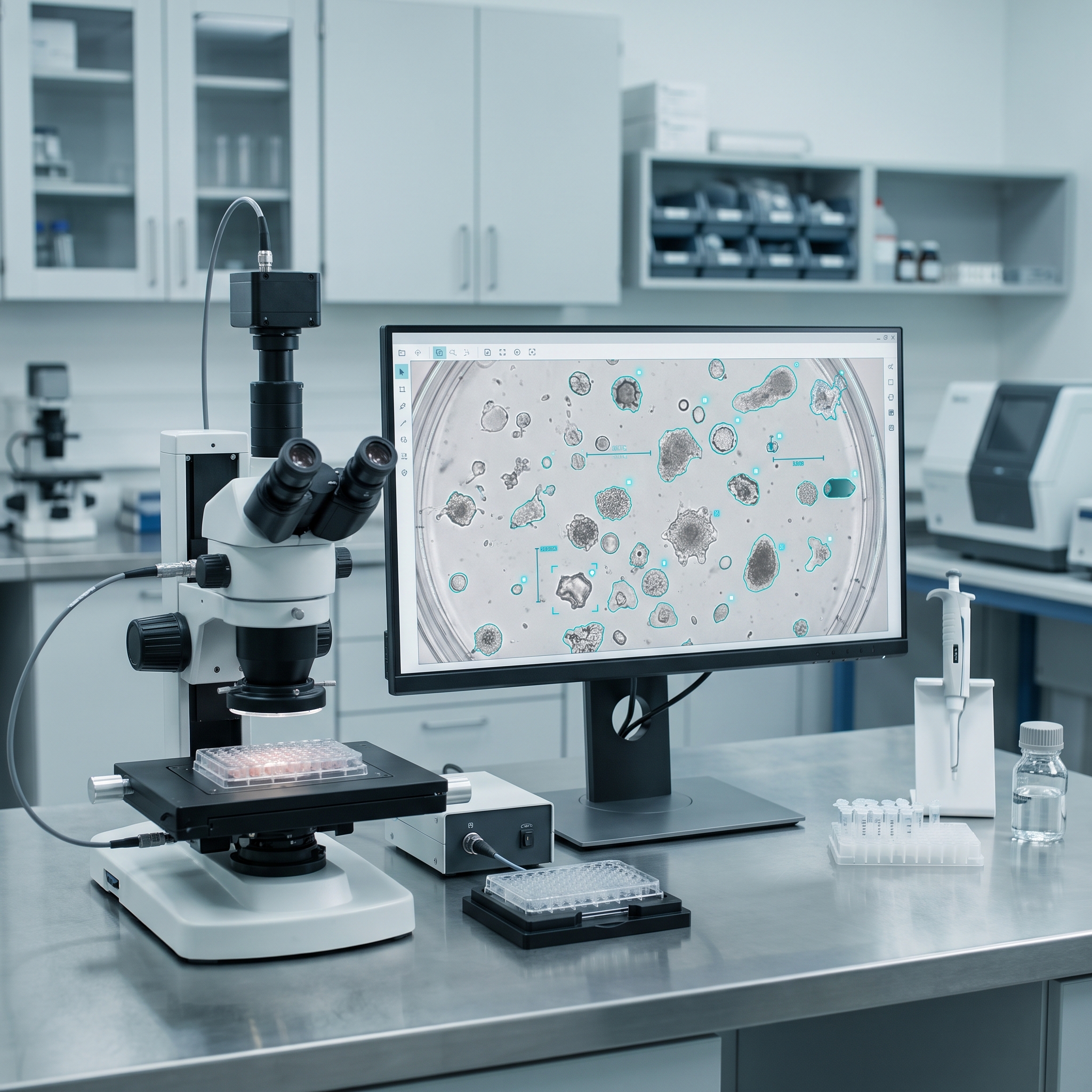 Plataforma de Contagem e Análise Visual para Laboratórios