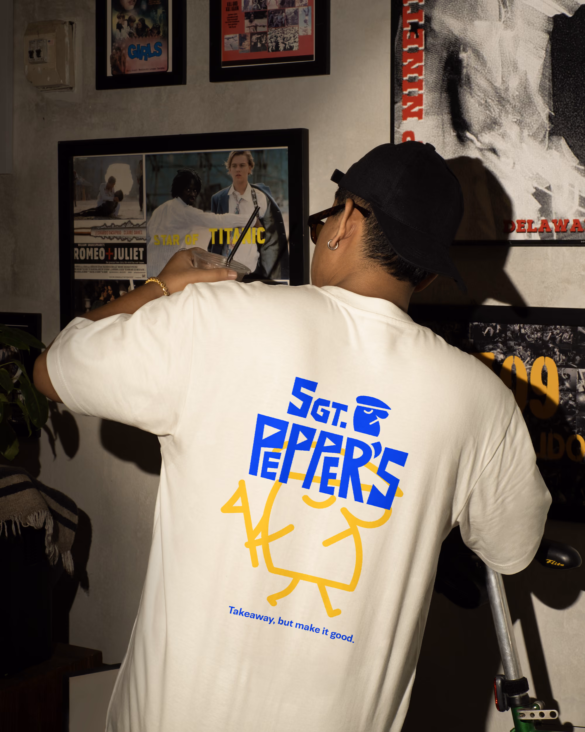 T-shirt mock up for SGT. Peppers.