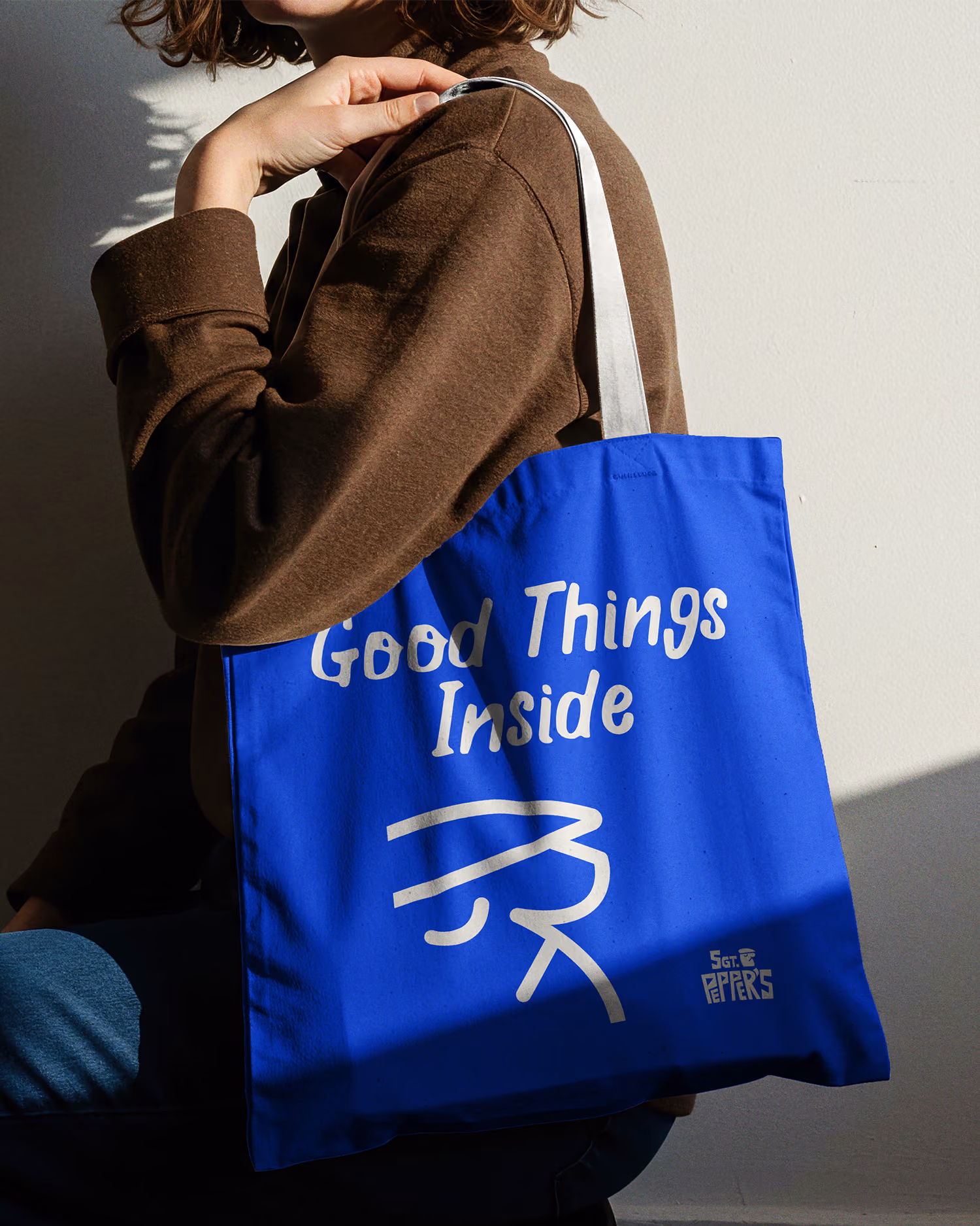 Shopping bag mock-up for SGT. Peppers.