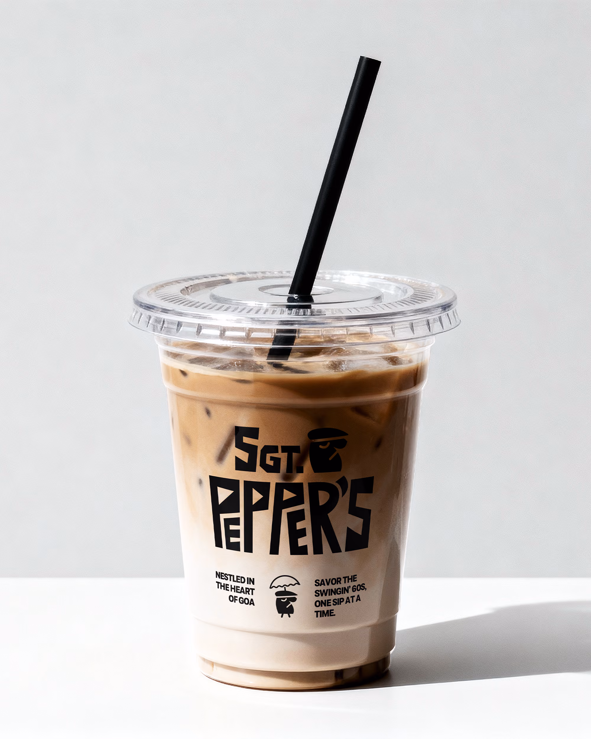 Coffee cup mock-up for SGT. Peppers.