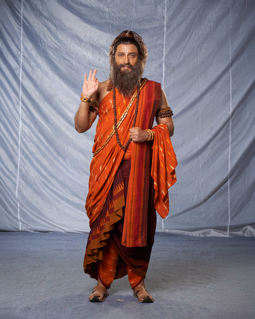Guru Valmiki character image from the photoshoot.