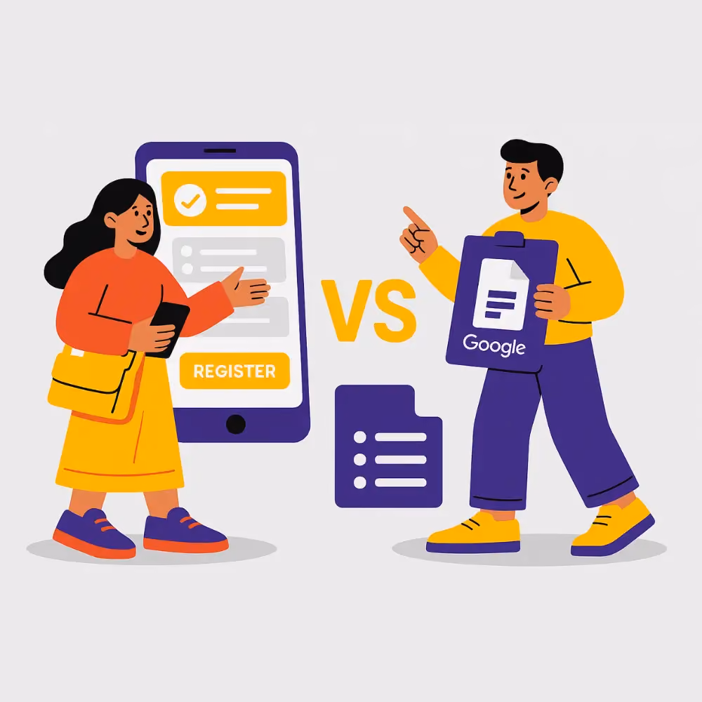 Event Registration Software vs. Google Forms: What Sched Tracks That Google Forms Can’t