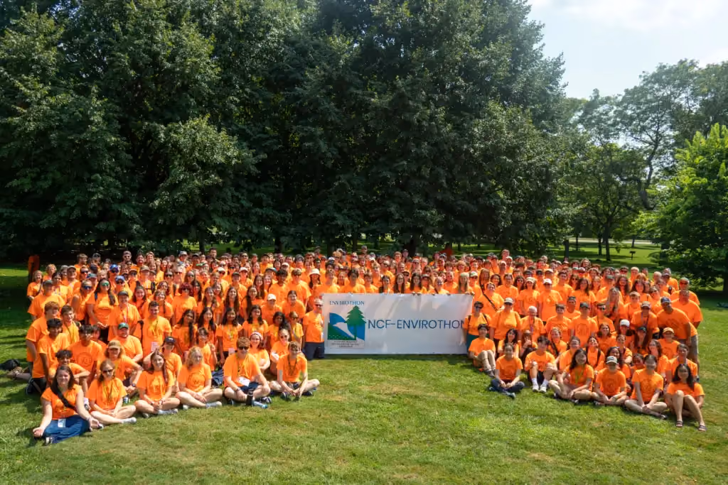 NCF Annual Envirothon competition group picture