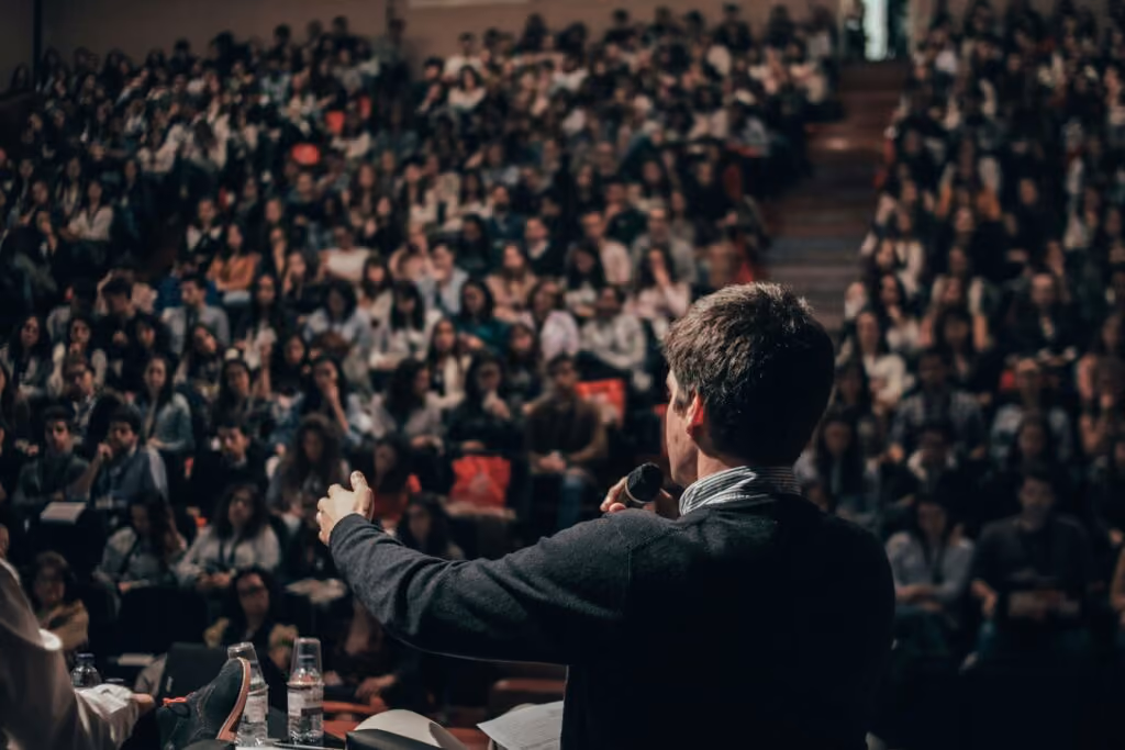Large lecture for educational events for college students