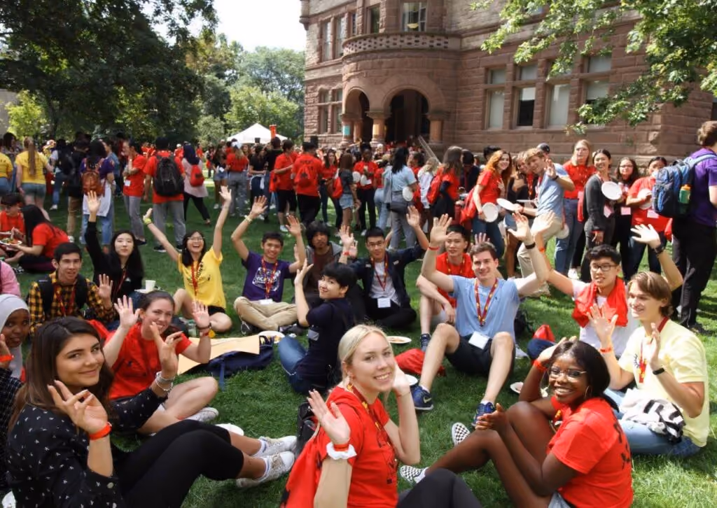 College orientation week at Victoria College