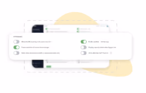 event registration system - session controls