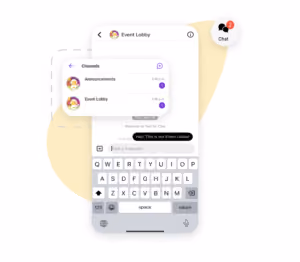event lobby and announcements channels