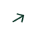 Dark green arrow pointing diagonally up and to the right.