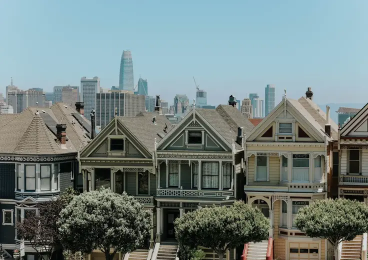 Rental properties in a neighborhood, representing a rental portfolio and its purpose