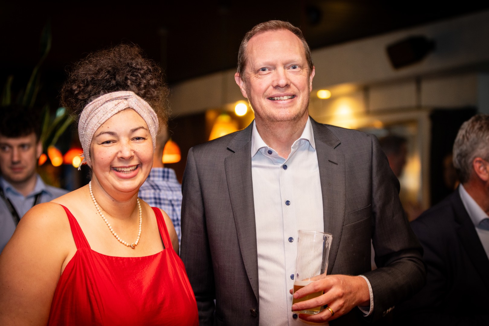 Guests at the Canopy launch, Bomba Rooftop Bar, Melbourne
