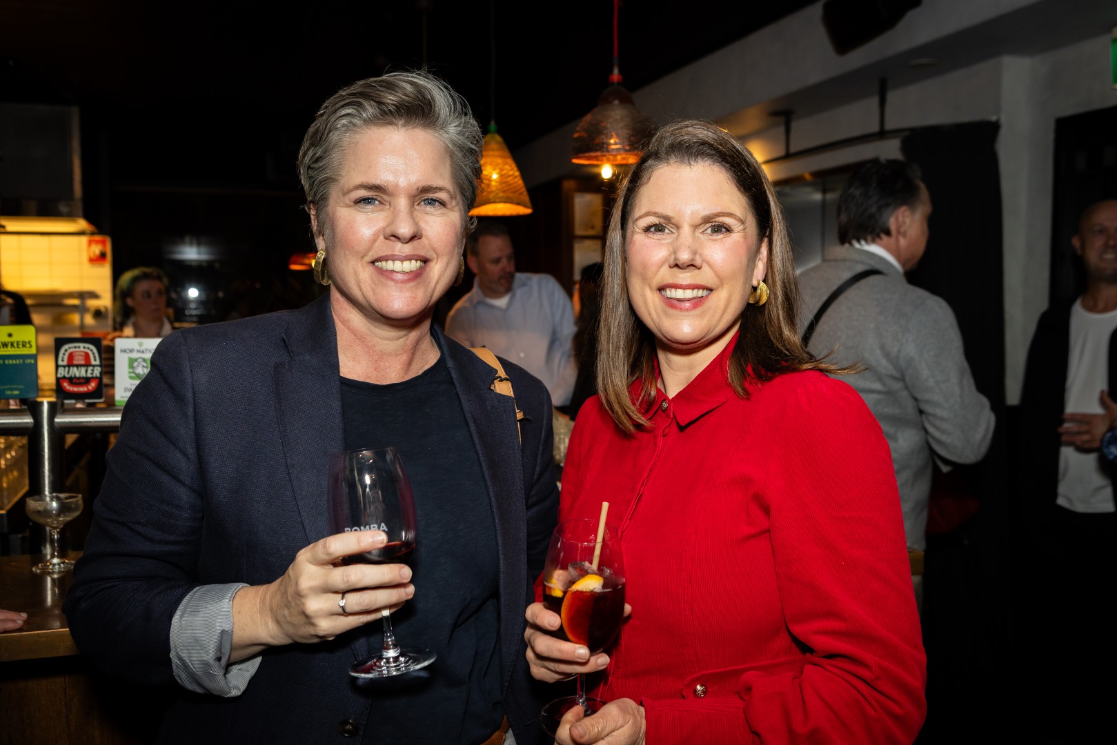 Guests at the Canopy launch, Bomba Rooftop Bar, Melbourne