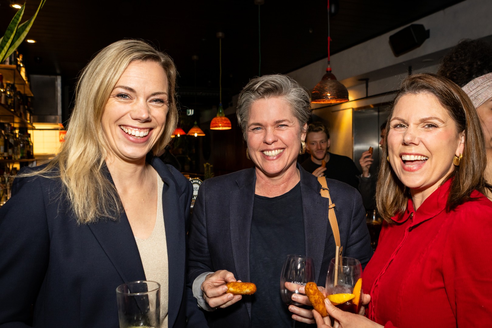 Guests at the Canopy launch, Bomba Rooftop Bar, Melbourne