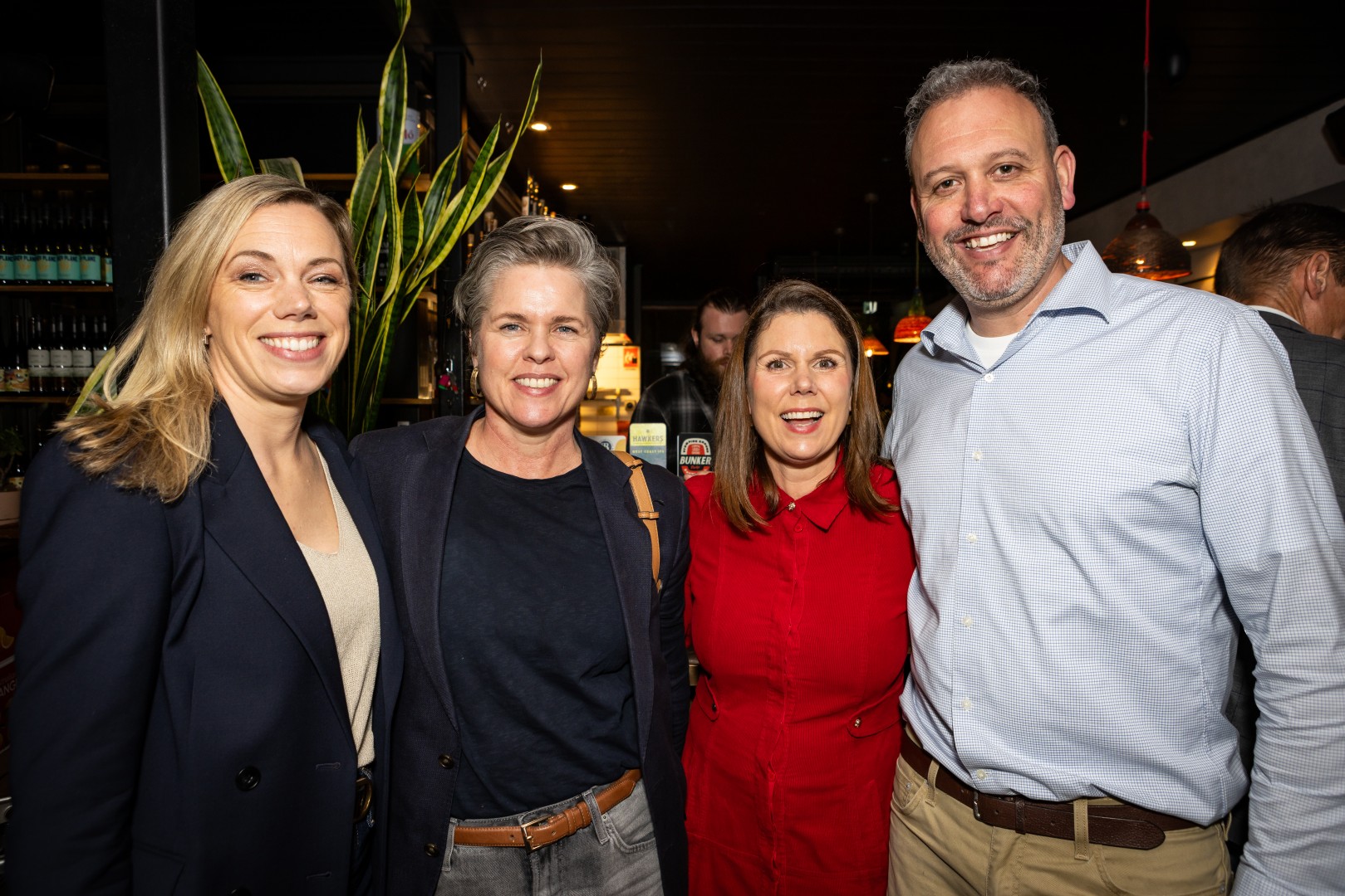 Guests at the Canopy launch, Bomba Rooftop Bar, Melbourne