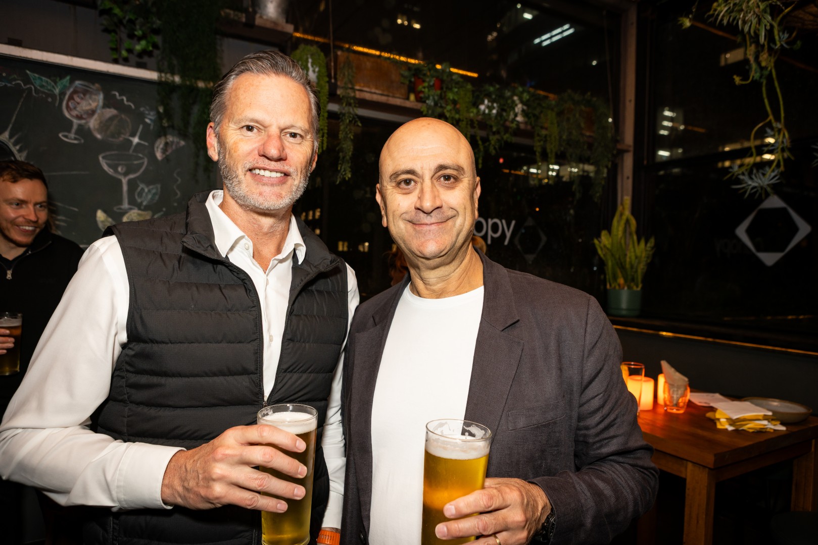 Guests at the Canopy launch, Bomba Rooftop Bar, Melbourne
